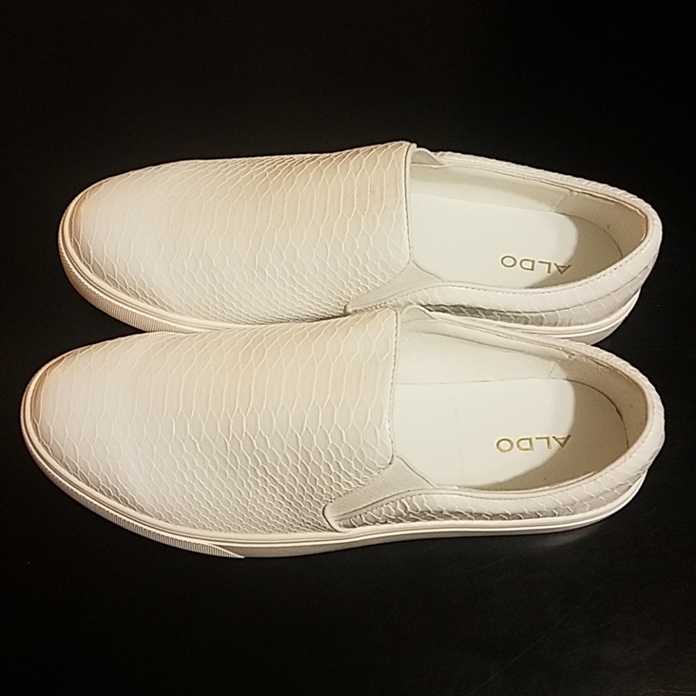 ALDO Women's White Slip-On Sneaker